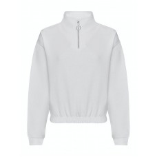 WOMENS CROPPED ½ ZIP SWEAT JH037