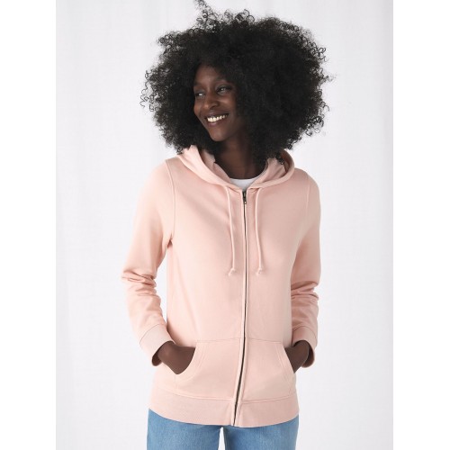 ORGANIC ZIPPED HOOD /WOMEN BCWW36B