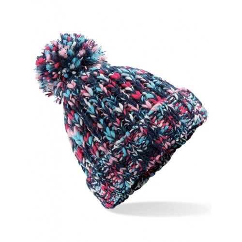 TWISTER POM POM BEANIE B487