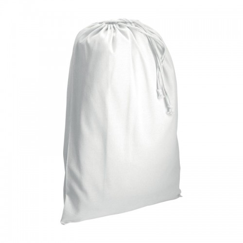 SACCHETTO IN COTONE 120 G/M2 CON CHIUSURA A STROZZO, 50 X 75 CM