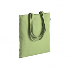 SHOPPER IN COTONE RICICLATO 190 G/M2, MANICI LUNGHI