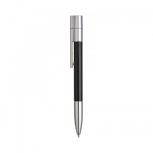 PENNA A SFERA IN METALLO CON INCHIOSTRO NERO, CON USB 4GB 22463