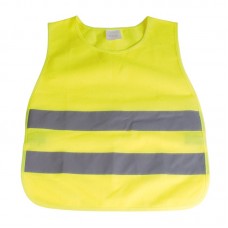 GILET AD ALTA VISIBILITà IN POLIESTERE DI COLORE FLUO CON BANDE CATARIFRANGENTI