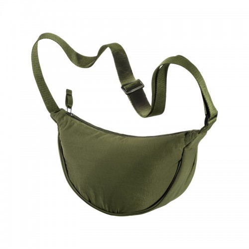 BORSA ROTONDA  IN NYLON CON TRACOLLA REGOLABILE, CHIUSURA CON ZIP 24155