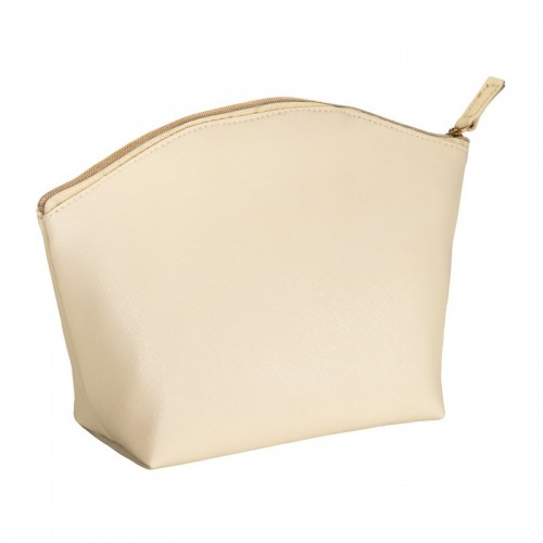 BEAUTY CASE MULTIUSO IN PU GRANA FINE SAFFIANO. CHIUSURA CON ZIP E FODERA INTERNA 24159