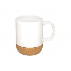 TAZZA IN CERAMICA DA 410 ML CON BASE SEPARABILE IN SUGHERO 25402S