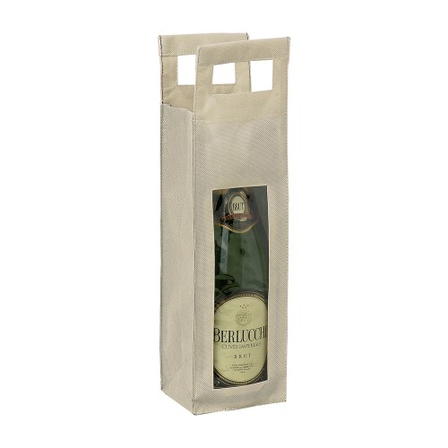 SHOPPER 1 BOTTIGLIA IN TNT VERDE/NAT. 05033