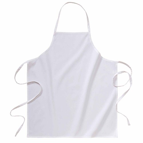 GREMBIULE BIANCO 70X85 COTTON TWILL 15434