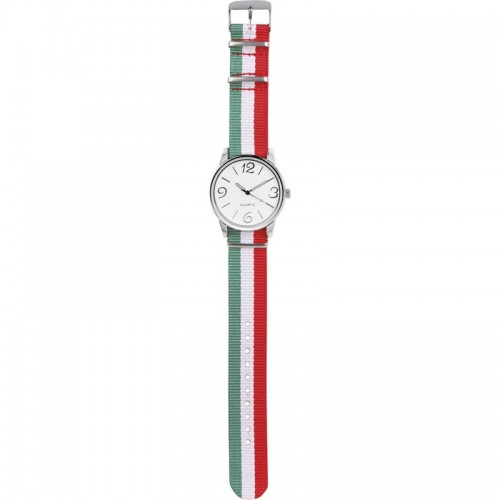 OROLOGIO ANALOGICO PERSONALIZZABILE IN METALLO E NYLON D10015