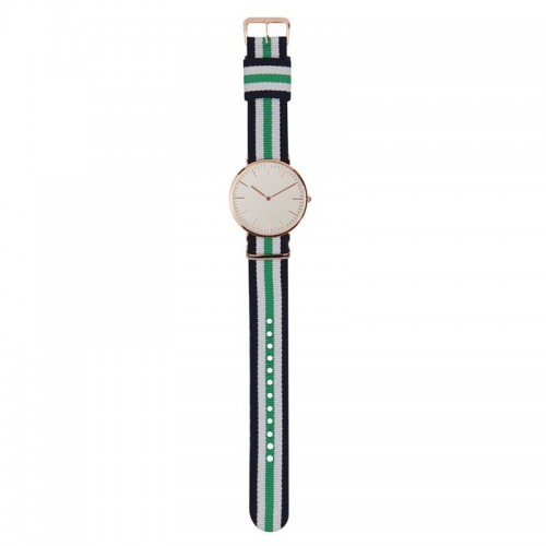 OROLOGIO ANALOGICO PERSONALIZZABILE IN METALLO E NYLON D10016