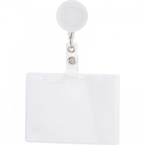 PORTA BADGE IN PLASTICA E METALLO E14144