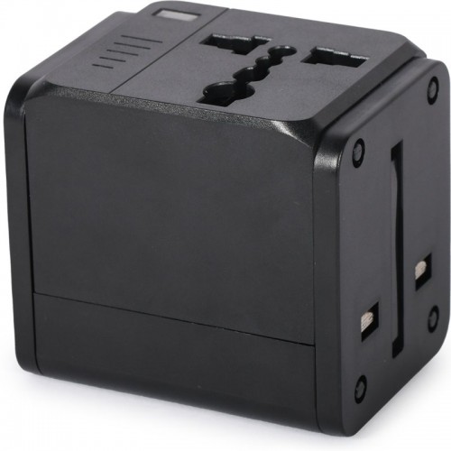 ADATTATORE UNIVERSALE DI CORRENTE IN PLASTICA . . USB E14706