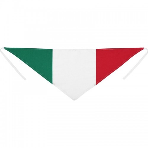 BANDANA TRIANGOLARE IN COTONE CON TRICOLORE ITALIANO K18113