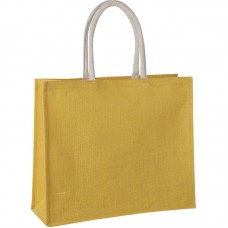 BORSA SHOPPER CON SOFFIETTO IN IUTA Q24866