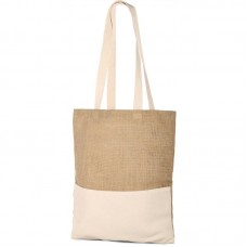 BORSA SHOPPER IN IUTA E COTONE Q24868