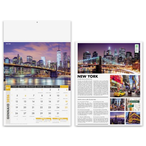 PA119  CITTA' DI NOTTE - CALENDARIO