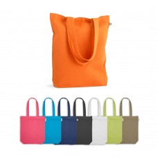 MERIDA. Borsa (220 g/m²) in cotone (50%), cotone riciclato (30%) e poliestere (20% rPET) 92326