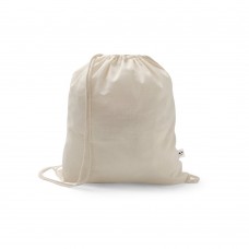 SALAMANCA. Zaino a sacca in cotone riciclato (70%) e poliestere (30% rPET) (150 g/m²) 92392