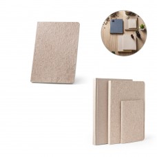 TEAPAD SEMI-RIGID. Block notes A5 con copertina flessibile fabbricata tramite gli scarti della foglie di té (65%) 93290