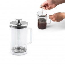 JENSON. Caffettiera in vetro borosilicato e acciaio inox 600 mL 94237