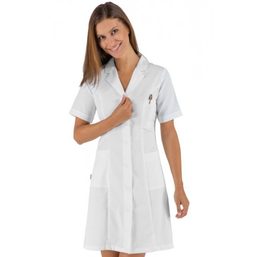 CAMICE DONNA VALENCIA SLIM BIANCO - ISACCO 008509M