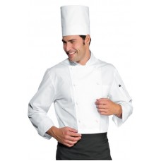 GIACCA CUOCO CLASSICA BOTTONI ANTIPANICO - ISACCO 058000