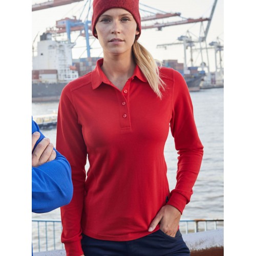 LADIESâ WORKWEAR-LONGSLEEVE POLO JN1841