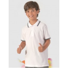 POLO BAMBINO MANICA CORTA REGULAR CONTRAST PKIDCTR