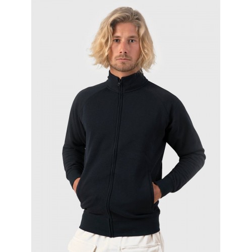 FELPA UNISEX ZIP INTERA LEGGERA FRENCH TERRY SWFUZIP240