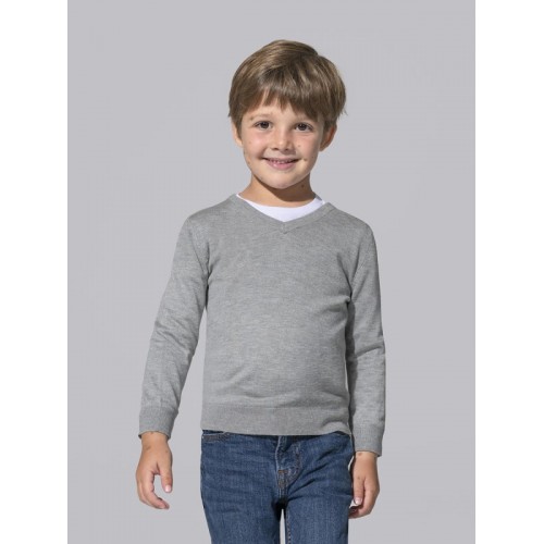 PULLOVER BAMBINO COLLO A V WKBOSTONK