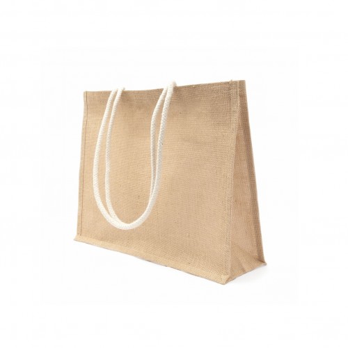 0956 PONZA - BORSA MARE IN JUTA DIMENSIONI: 44,5 CM/14 CM/35 CM