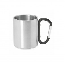 8432 OSLON – TAZZA IN ACCIAIO DOPPIA PARETE CON MOSCHETTONE