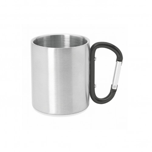 8432 OSLON – TAZZA IN ACCIAIO DOPPIA PARETE CON MOSCHETTONE