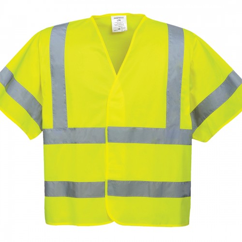 GILET A MANICHE CORTE HI-VIS C471