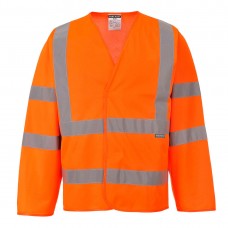 GIACCA CON DUE BANDE E BRETELLE HI-VIS C473