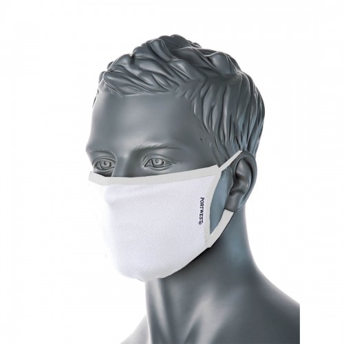 MASCHERA IN TESSUTO ANTIMICROBICO A 3 STRATI (25PZ) CV33