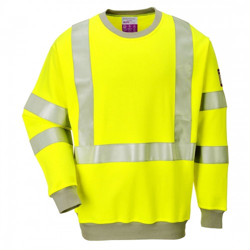 FELPA HI-VIS ANTISTATICA E IGNIFUGA TRIVALENTE FR72