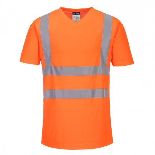 T-SHIRT CON INSERTI IN MESH CON SCOLLO A V S179