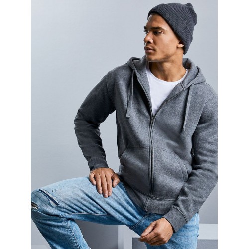 MEN´S AUTHENTIC MELANGE ZIPPED HOOD SWEAT JE263M