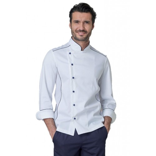 GIACCA CHEF ADRIAN PROFILO BLU SIGGI HORECA 28GA0193
