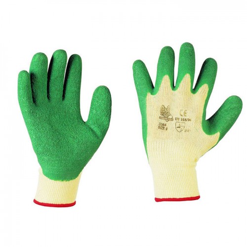 GUANTO LATTICE VERDE SUPP. COTONE 3084