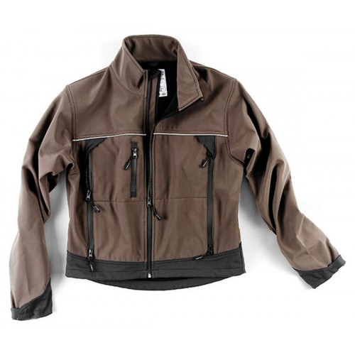 GIACCA DONNA SOFTBROWN MARRONE/NERO 9925