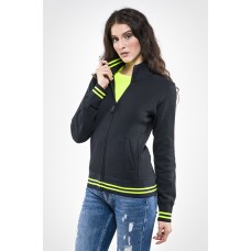 FELPA DONNA BUTTERFLY BLACK LINE E0932