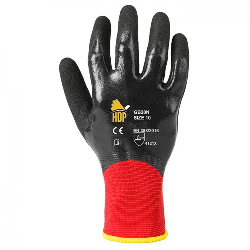 G.TO NYLON/NITR.SABB.18G NERO RICOP GB20N