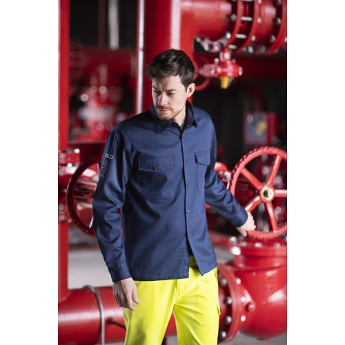 CAMICIA ANTISTATICA BLU XILD X80B