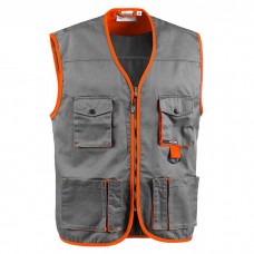 GILET SPAZIO SJ GRIGIO/ARANCIO NEW N250GA