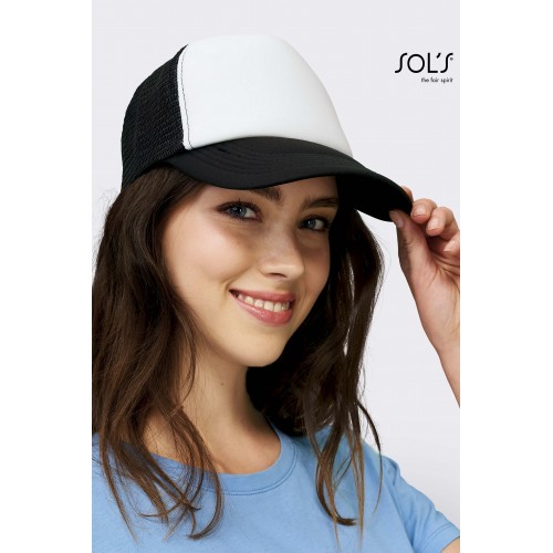 CAPPELLINO ADULTO A 5 PANNELLI CON RETE BUBBLE 01668