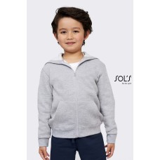 FELPA BAMBINO FULL ZIP CON CAPPUCCIO STONE KIDS 02092