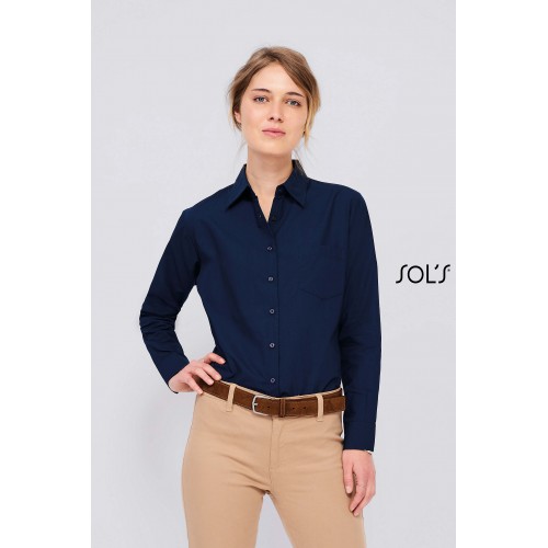 CAMICIA DONNA POPELINE MANICA LUNGA EXECUTIVE 16060