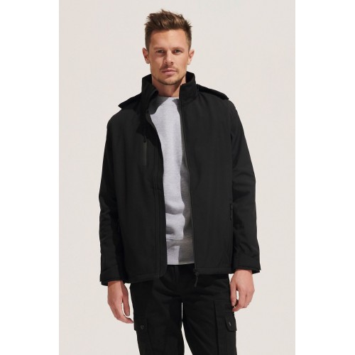 SOFTSHELL CON CAPPUCCIO E MANICHE REMOVIBILI FALCON 3IN1 03995